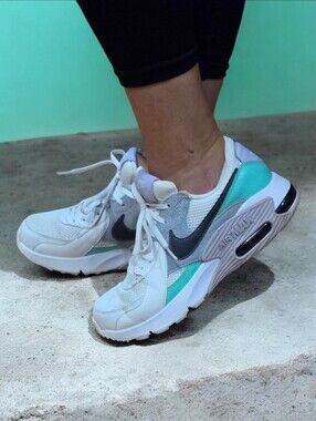 Nike Women’s Mint, Lavender & White Air Max Sneakers